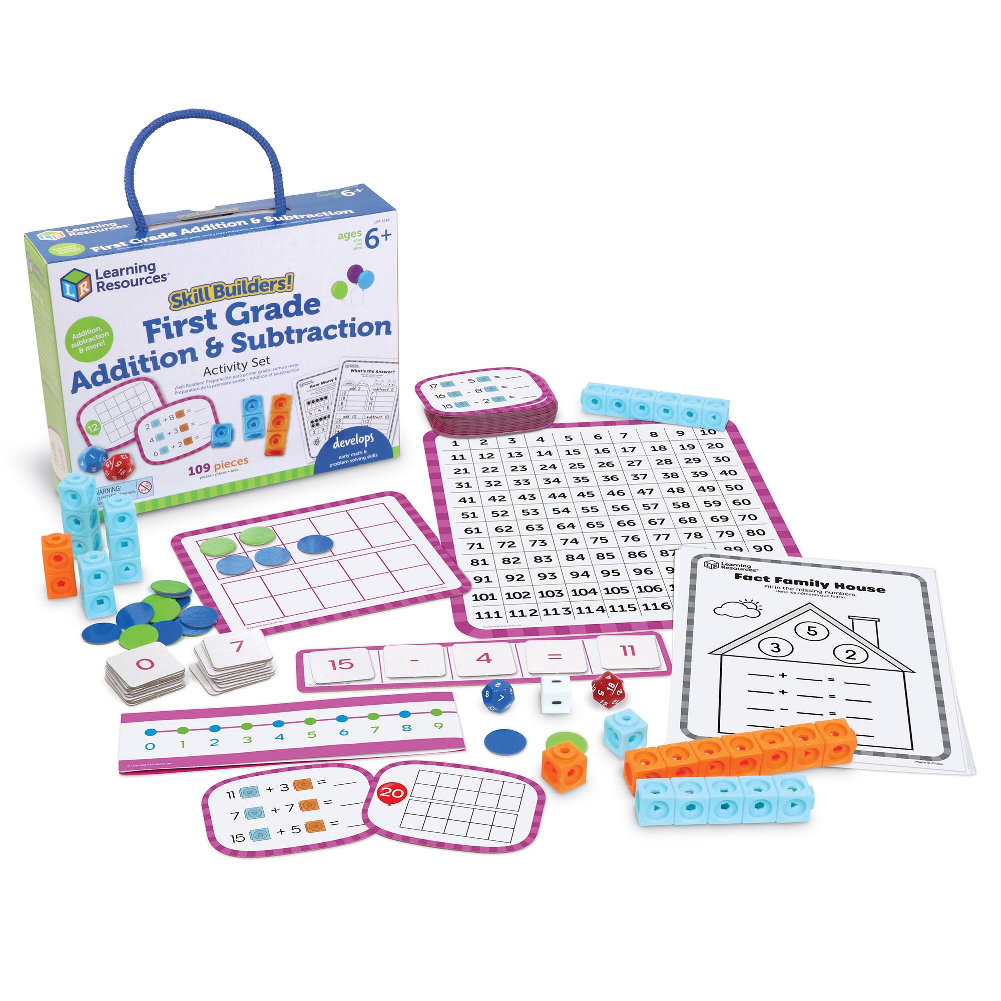 Learning Resources Skill Builders! 1st Grade Addition & Subtraction